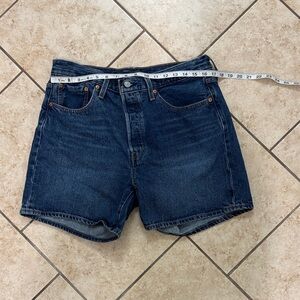 Levi's Dark Blue Women's Jean Shorts